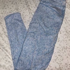 Blue Merle Gymshark leggings. Only worn a few times. In perfect conditions! :)